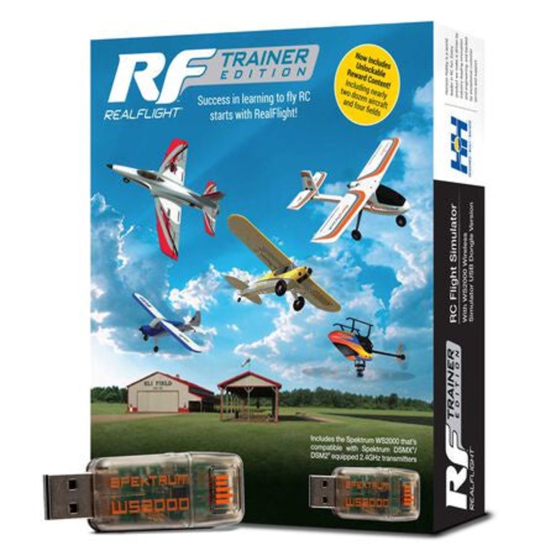 RealFlight Trainer Edition Flight Simulator w/WS2000 Wireless USB Dongle – RFL-1212