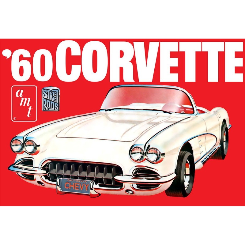 1960 Chevrolet Corvette Model Kit (Level 2) 1/25 #1374 by AMT