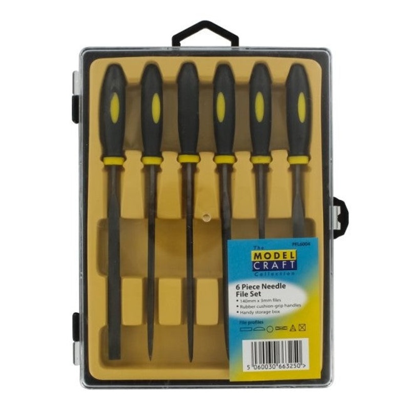 Model Craft 6 Piece Needle File Set
