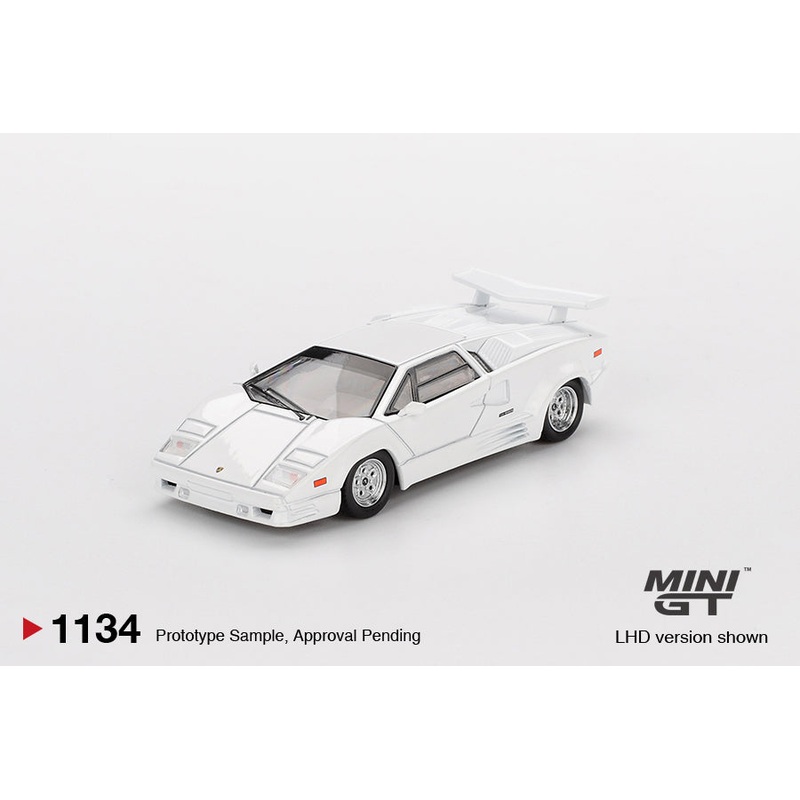 (PRE-ORDER) Mini GT 1:64 Lamborghini Countach 25th Anniversary White MGT01134-R