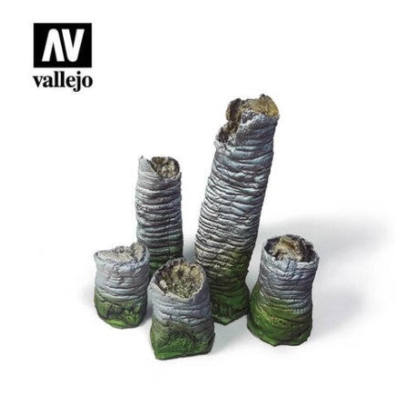 Vallejo Scenics: Broken Palm Trunks unpainted