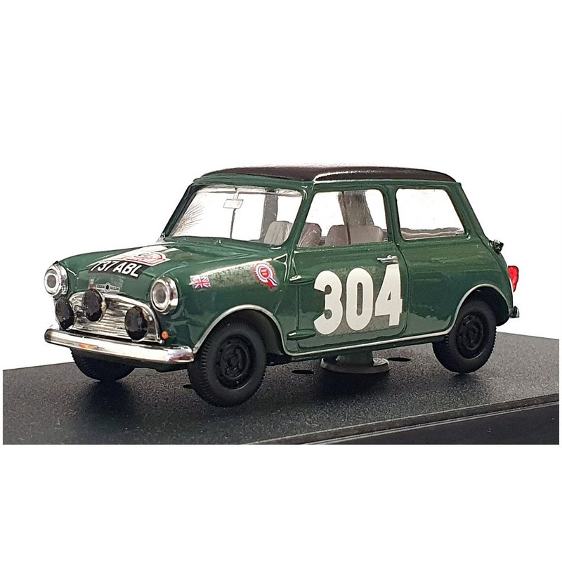 Vitesse 1/43 Scale L004 – Morris Mini Cooper #304 Monte Carlo 1962 – Green