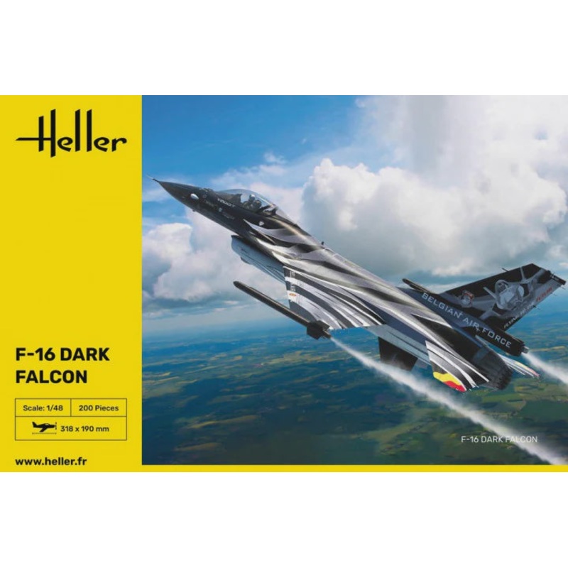 F-16 Dark Falcon 1/48 #30411 by Heller