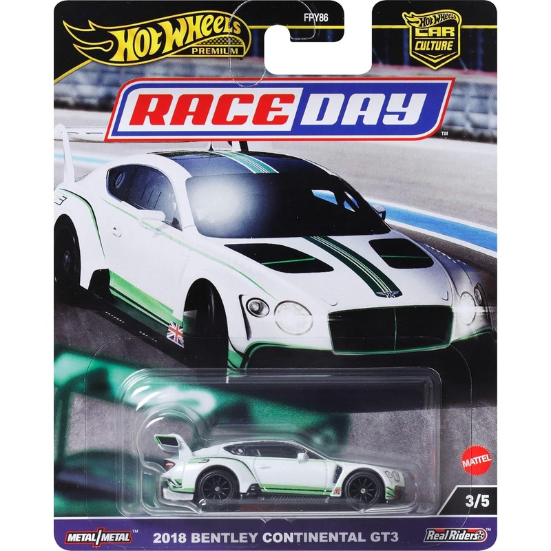 Hot Wheels 1:64 Race Day 2018 Bentley Continental GT3