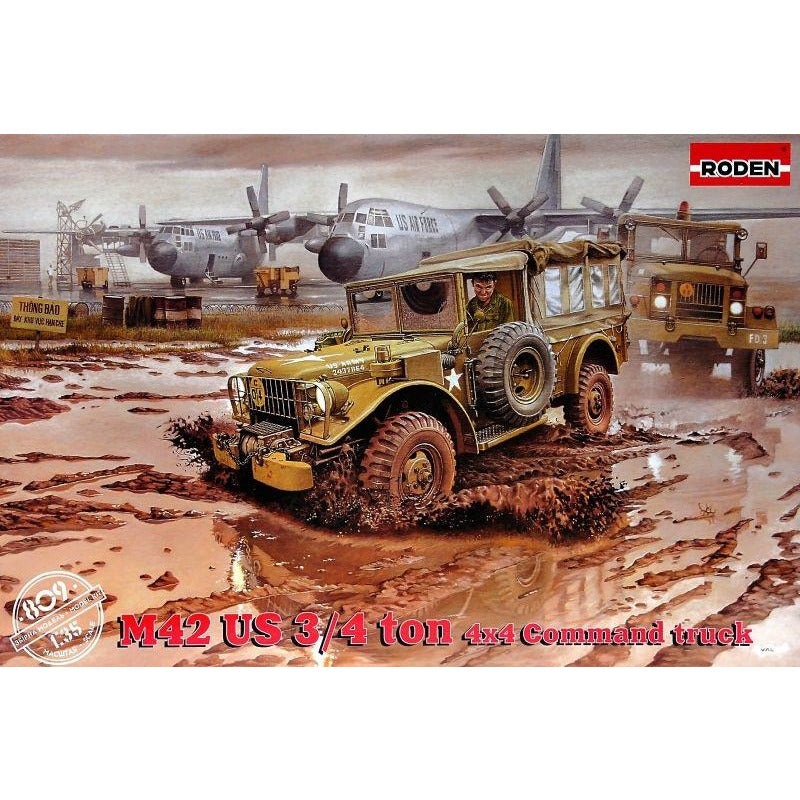 M42 US 3/4 ton 4×4 Command Truck 1/35 #0809 by Roden