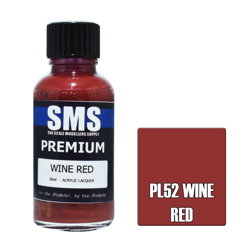 SMS Premium Lacquer – PL52 Wine Red