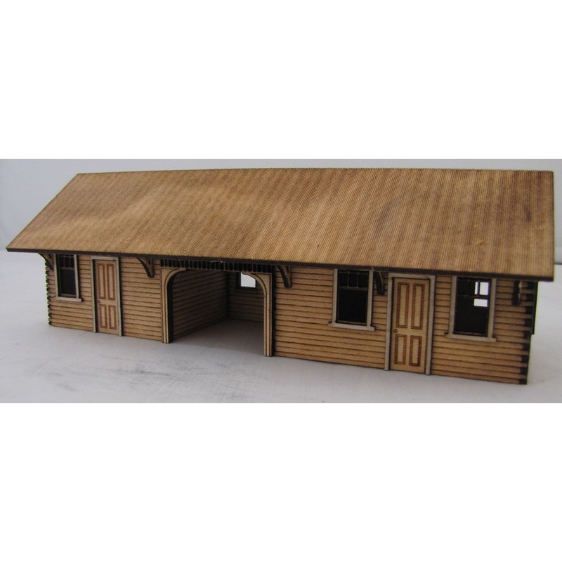 Trackside Models – Waiting Station – HO