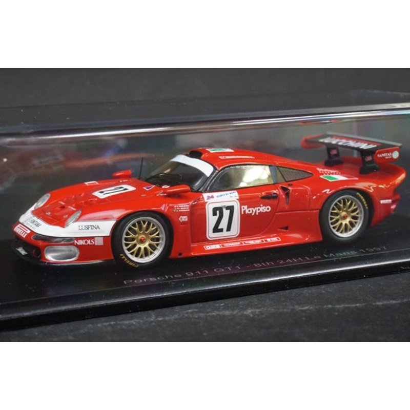 1:43 SPARK S5604 Porsche 911 GT1 Le Mans 24h 1997 #27 model car