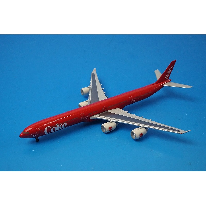 1:500 A340-600 Coca-Cola *No Aircraft Registration LC25002 Herpa
