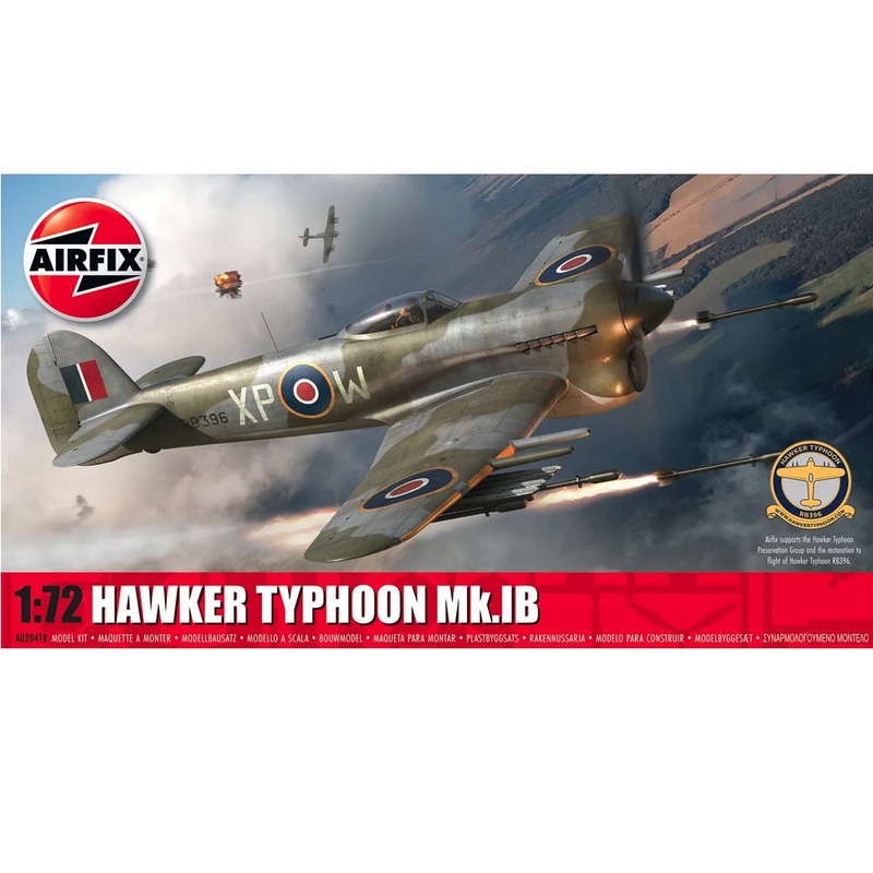 Hawker Typhoon MK.IB 1/72 #02041B by Airfix