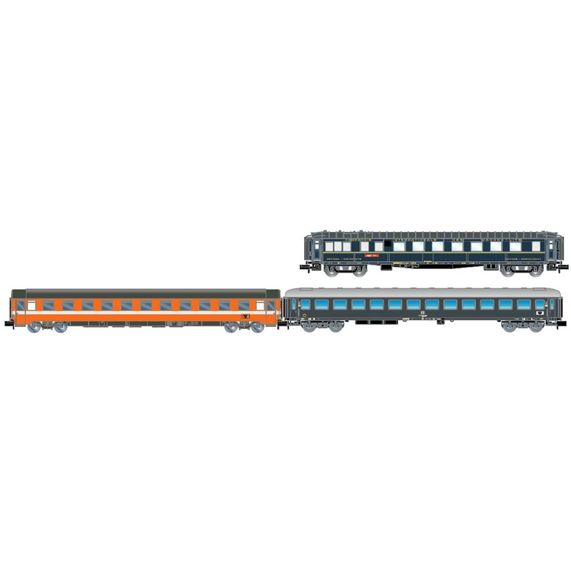 Passenger Car Set Alpen-Express Rome  Munich FS Ep.IV 3-part