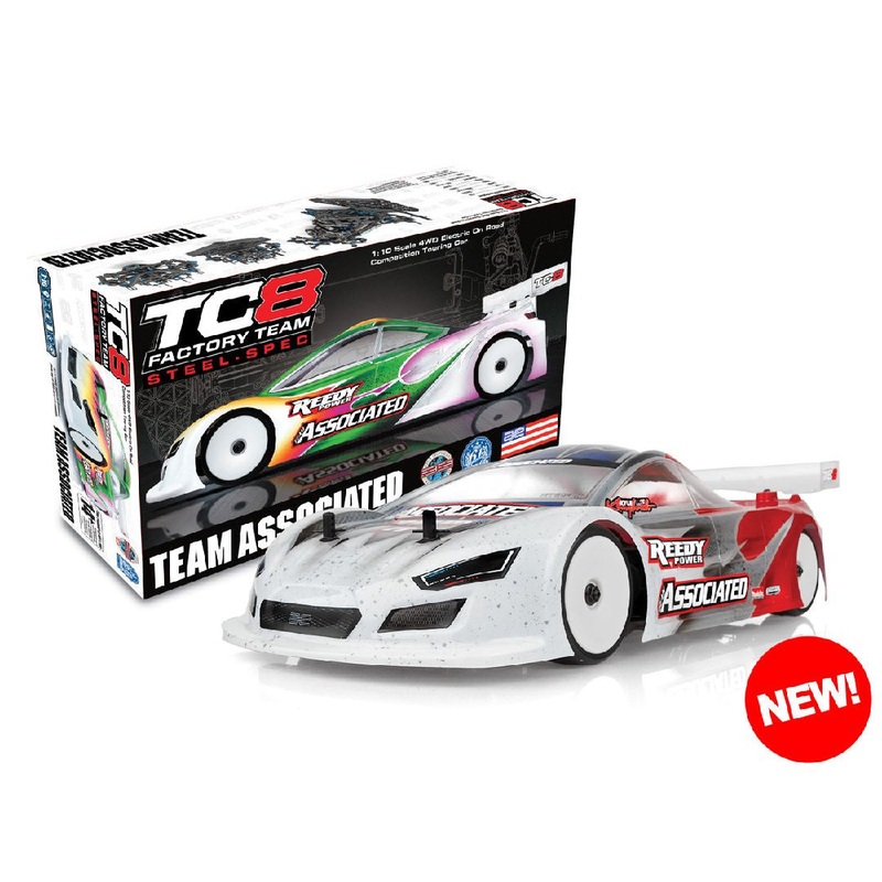 Team Associated RC10 TC8 Steel-Spec Team 1/10 On-Road Touring Car Kit (Steel Chassis) – ASC30142