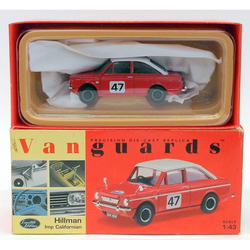 Vanguards 1/43 Scale VA40002 – 1986 Coronation Rally Hillman Imp Californian