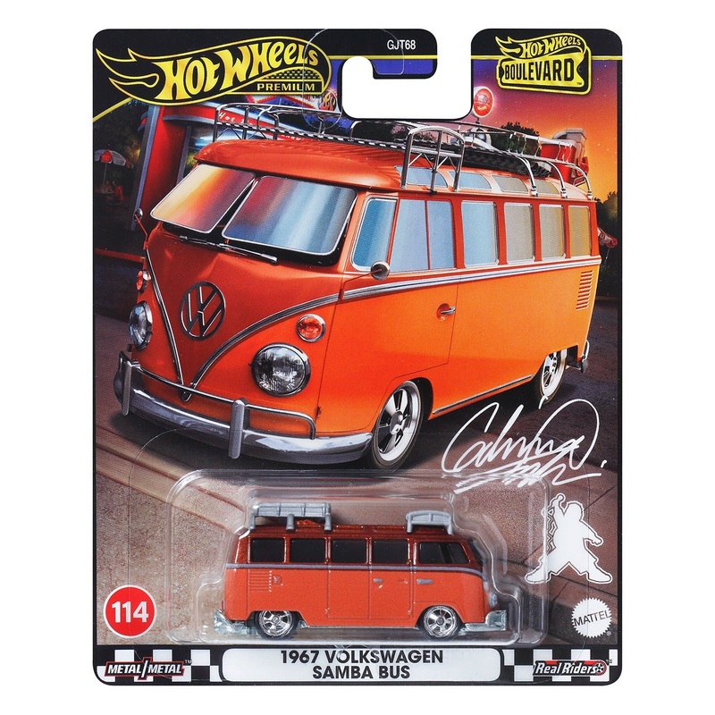 Hot Wheels Premium 1:64 Boulevard 2024 1967 Volkswagen Samba Bus