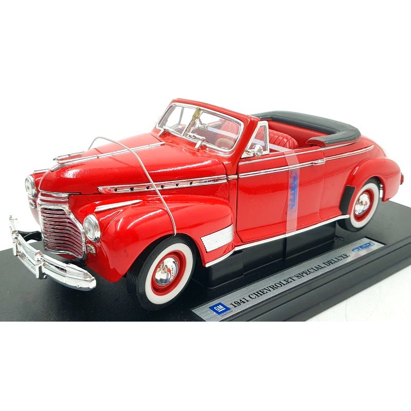 Welly 1/18 scale Diecast 9862W – 1941 Chevrolet Special Deluxe – Red