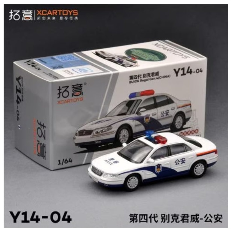 Y14-04  XCARTOYS 1:64 Buick Regal Police Car