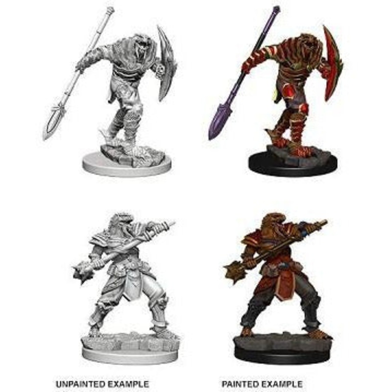 D&D Unpainted Mini – Male Dragonborn Fighter 73340
