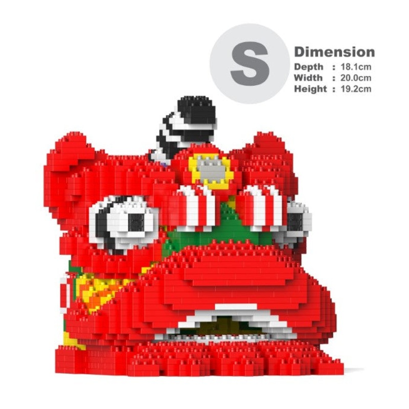 Jekca – Lion Dance Head – Red