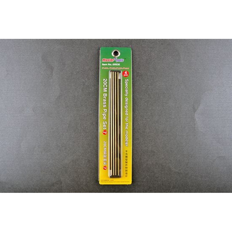 Master Tools 20CM Brass Pipe Set 7 1.5 ,1.6, 1.8, 2.0 – MT09936