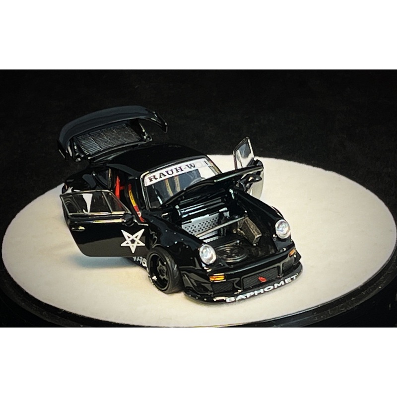 (PRE-ORDER) PGM 1:64 Porsche RWB930  Baphomet Demon Luxury w/ Turntable
