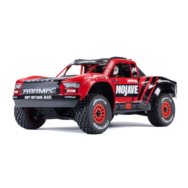 Arrma Mojave Grom MEGA 4WD 380 Brushed 1/18 Electric Desert Truck RTR w/SLT2 2.4GHz Radio, Battery & Charger – Assorted Colours ARA2104
