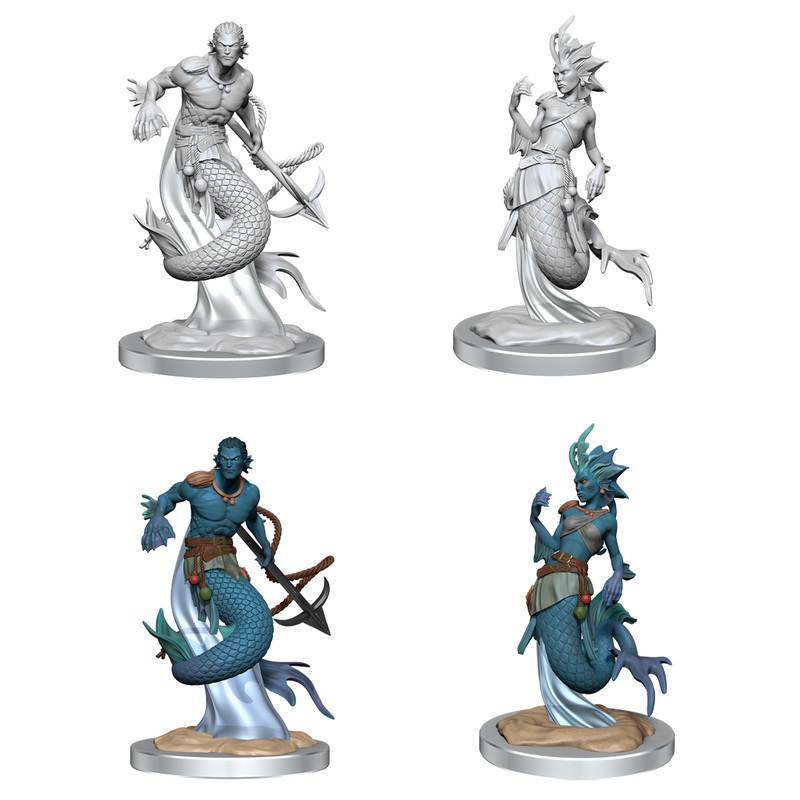D&D Unpainted Mini – Merfolk 90414