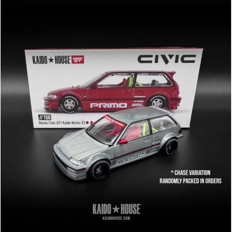 Mini GTx Kaido House 1:64 Honda Civic (EF) Kaido Works V2 KHMG156