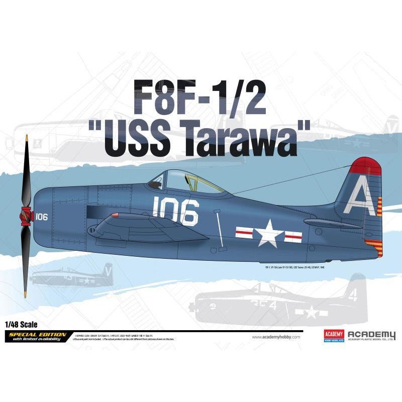 F8F-1/2 USS Tarawa 1/48 #12313 by Academy