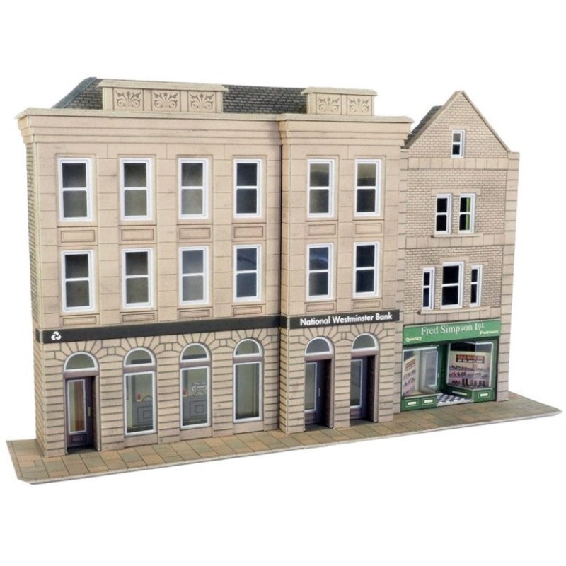 Metcalfe PO271 Low Relief Bank And Shop
