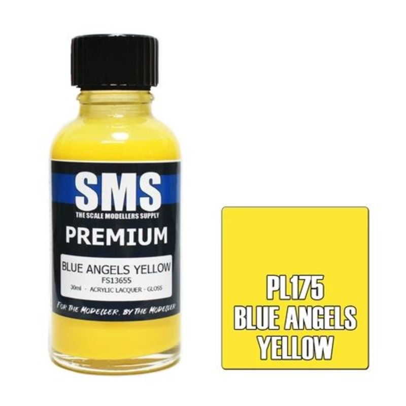 SMS Premium Lacquer – PL175 Blue Angels Yellow