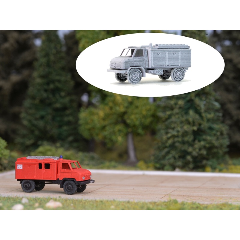 Unimog fire truck – unpainted