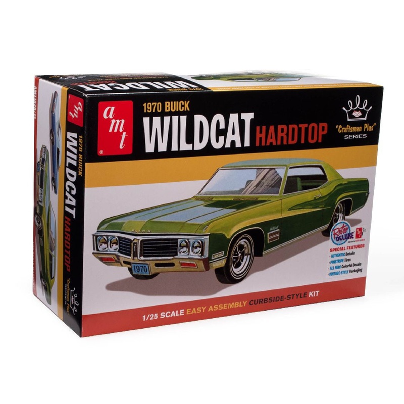 1970 Buick Wildcat Hardtop 1/25 Model Car Kit #1379 by AMT
