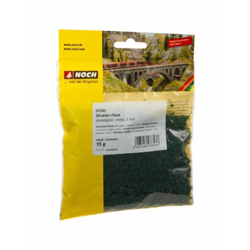 Noch Structured Flock 07343 Dark Green