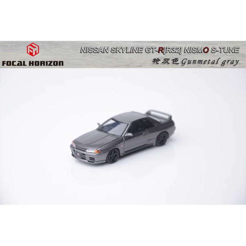 (PRE-ORDER) Focal Horizon 1:64 Nissan R32 GTR Nismo S-Tune, Gunmetal Grey