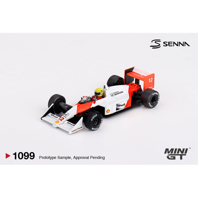 (PRE-ORDER) MINI GT 1:64 McLaren MP4/4 #12 Ayrton Senna 1988 Japanese Grand Prix  Winner MGT01099-BL Blister