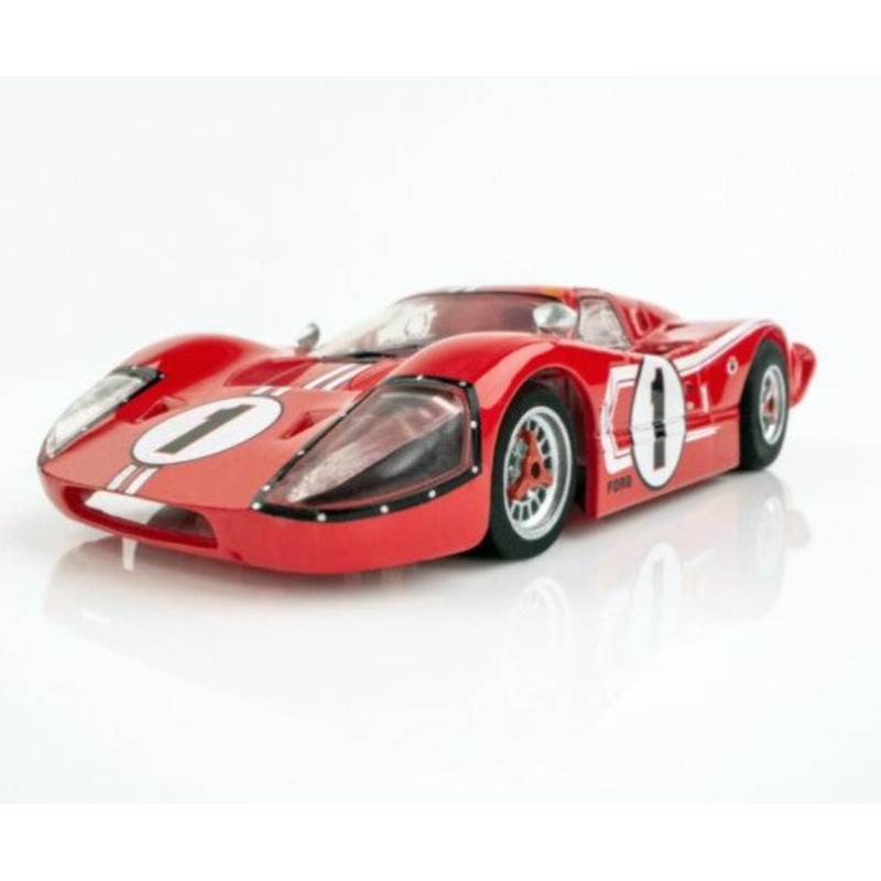 AFX Ford GT-40 Mk IV #1 Le Mans – Red – Clear Series