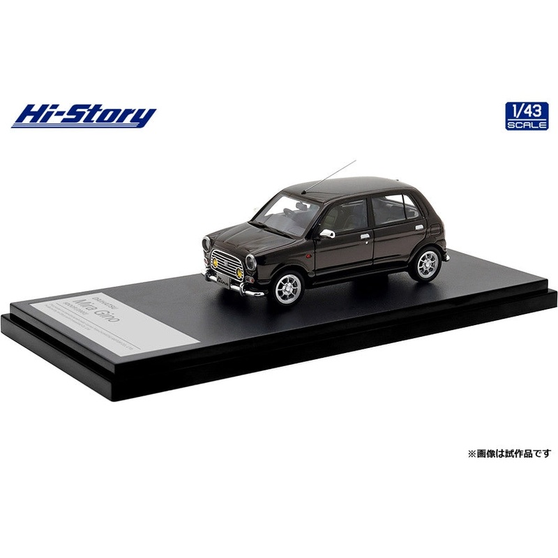 [ Back-order ] Hi-Story HS460BR 1:43 DAIHATSU Mira Gino 5DOOR 2000Deep Brown Mica Resin model car