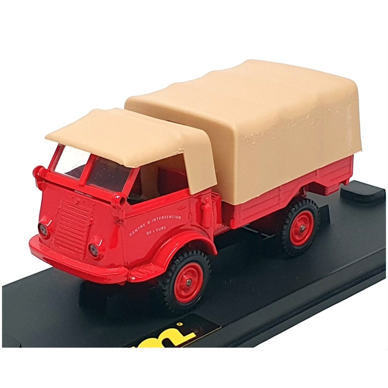 Verem 1/43 Scale Diecast 212 – Renault 4×4 Pompiers Fire Truck – Red/Tan