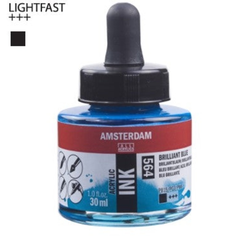 Amsterdam Acrylic Ink # 564 Brilliant Blue