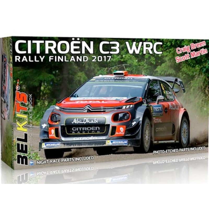 BEL018 Platz  Belkit 1:24 Citron C3 WRC 2017 Finland Rally (Gravel Specification)[Plastic model]