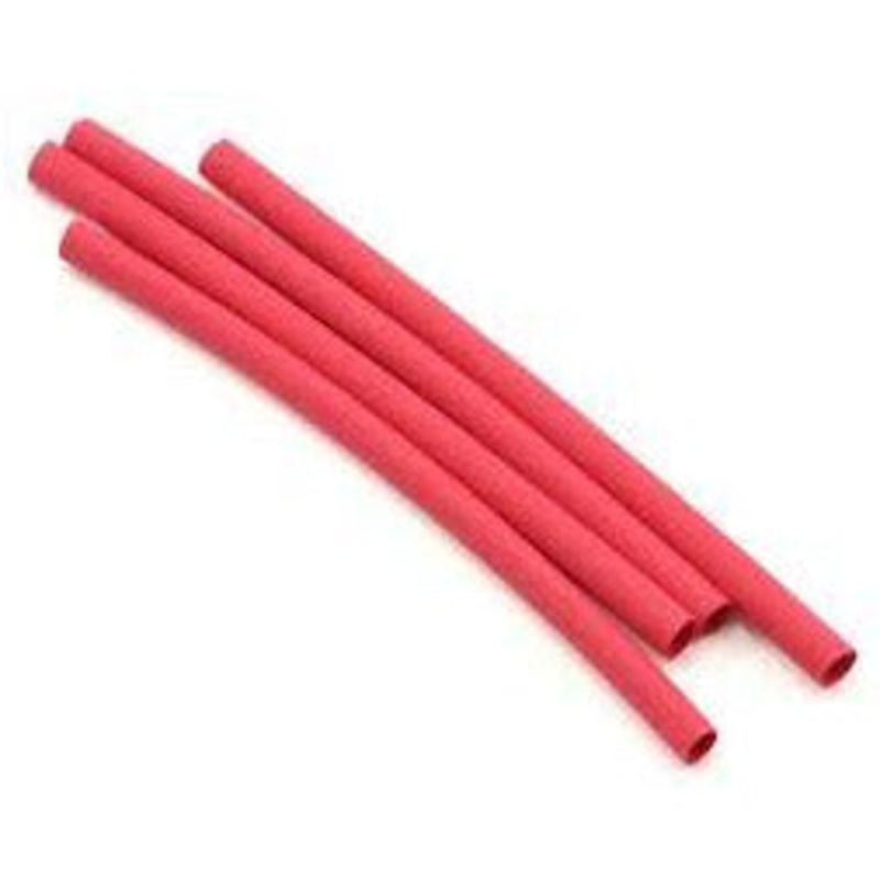 Du-Bro 1/8 Dia. Heat Shrink Tubing Red (4/pkg) DUB437