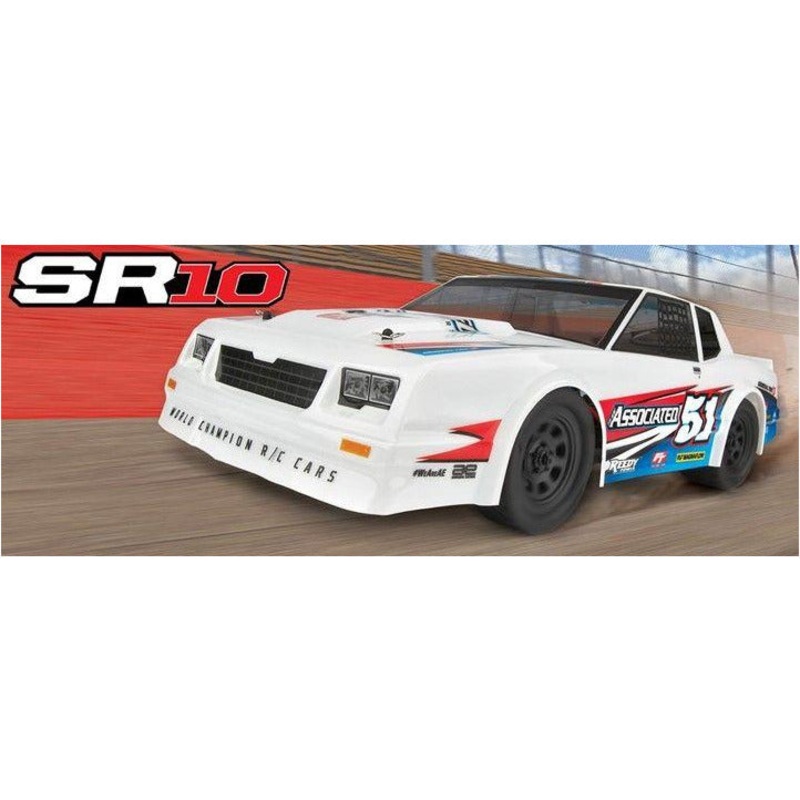 Team Associated 1/10 2WD Off-Road Car RTR Brushless SR10 Dirt Oval – Combo ASC70030C