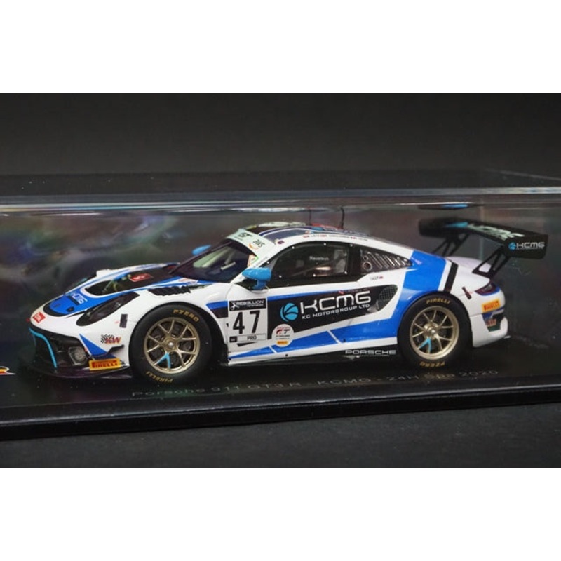 1:43 SPARK SB379 Porsche 911 GT3R KCMG SPA 24h 2020 #47 model car