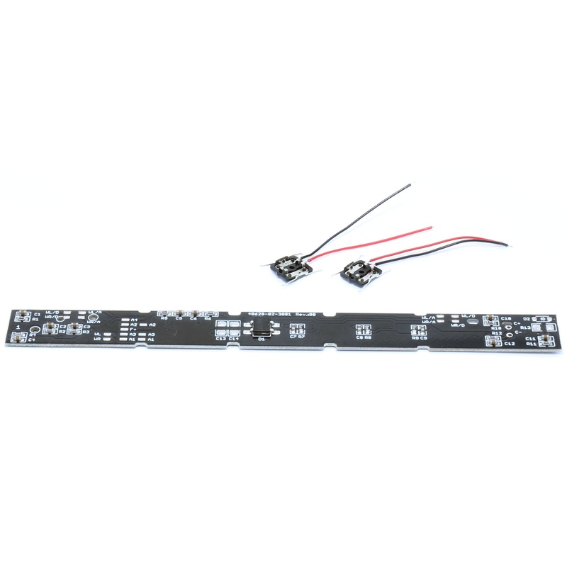 Lighting set for apron cable cars