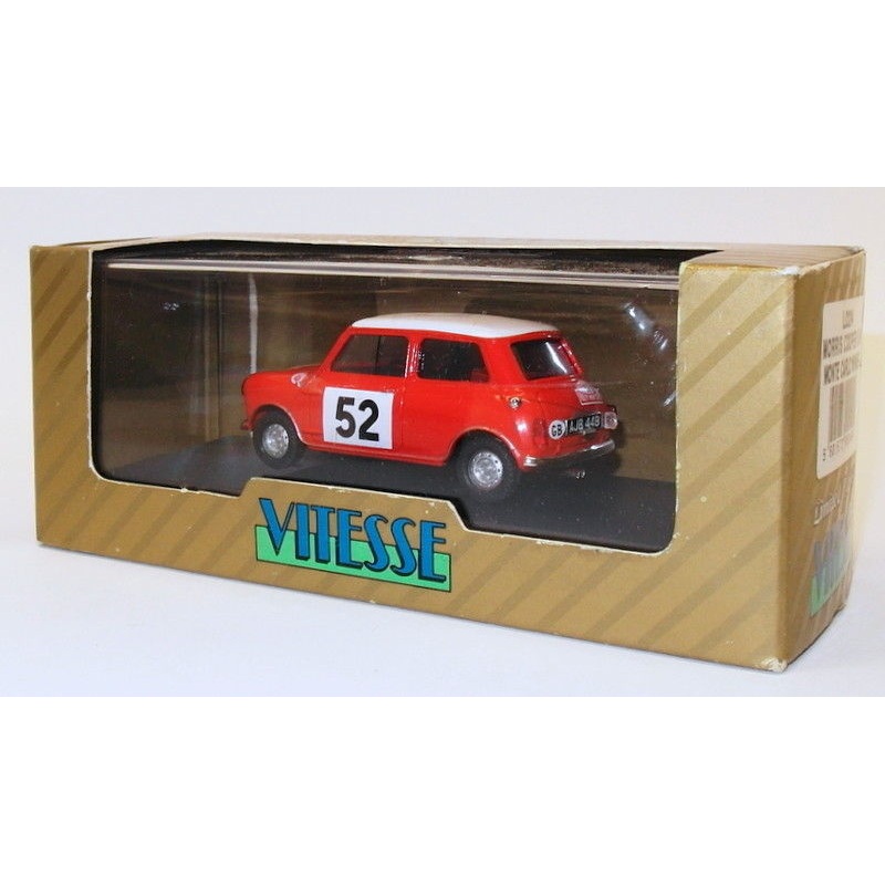 Vitesse 1/43 Scale Model Car L024 – Morris Cooper S #52 Monte Carlo Winner 1965