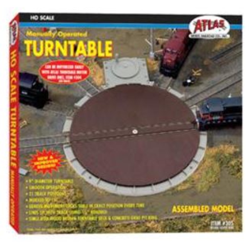 Atlas Manually Operated Turntable – HO