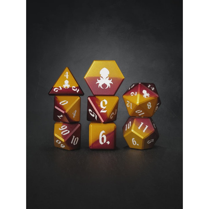 Kraken Dice Asst. 8pc Aluminum Dice Set