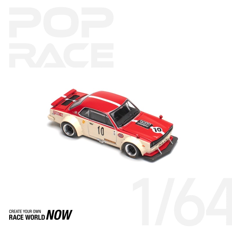 (PRE-ORDER) Pop Race 1:64 Nissan GT-R V8 DRIFT (HAKOSUKA) – WATANABE