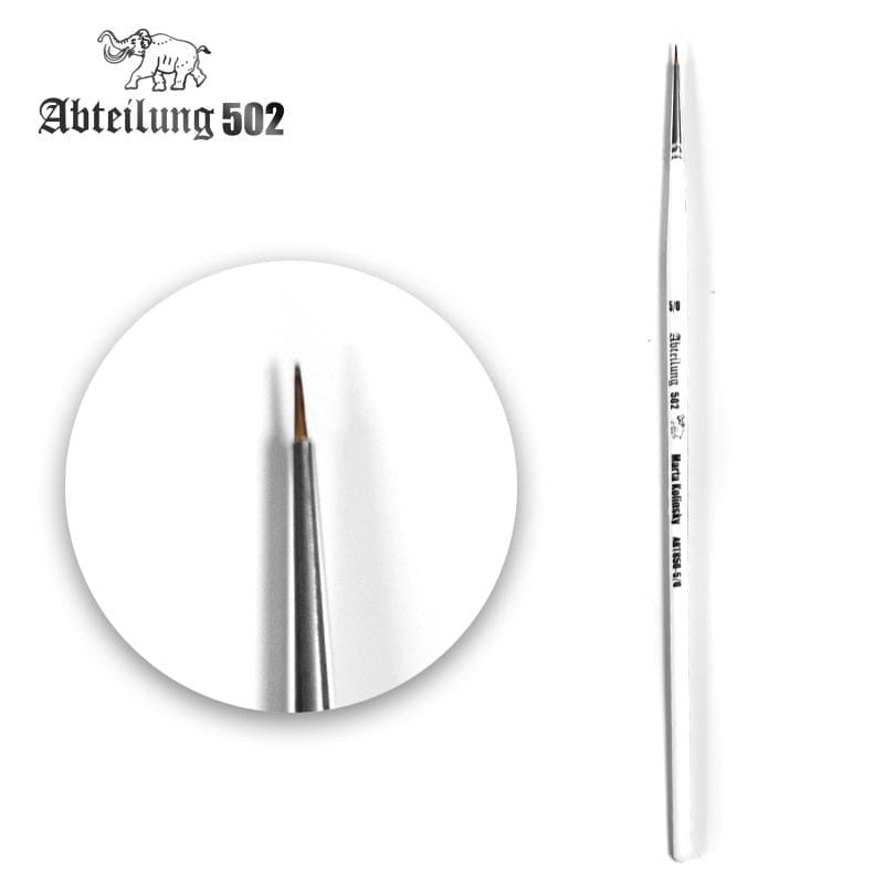 Abteilung502 Brush Marta Kolinsky Round 5/0 – ABT850-5_0