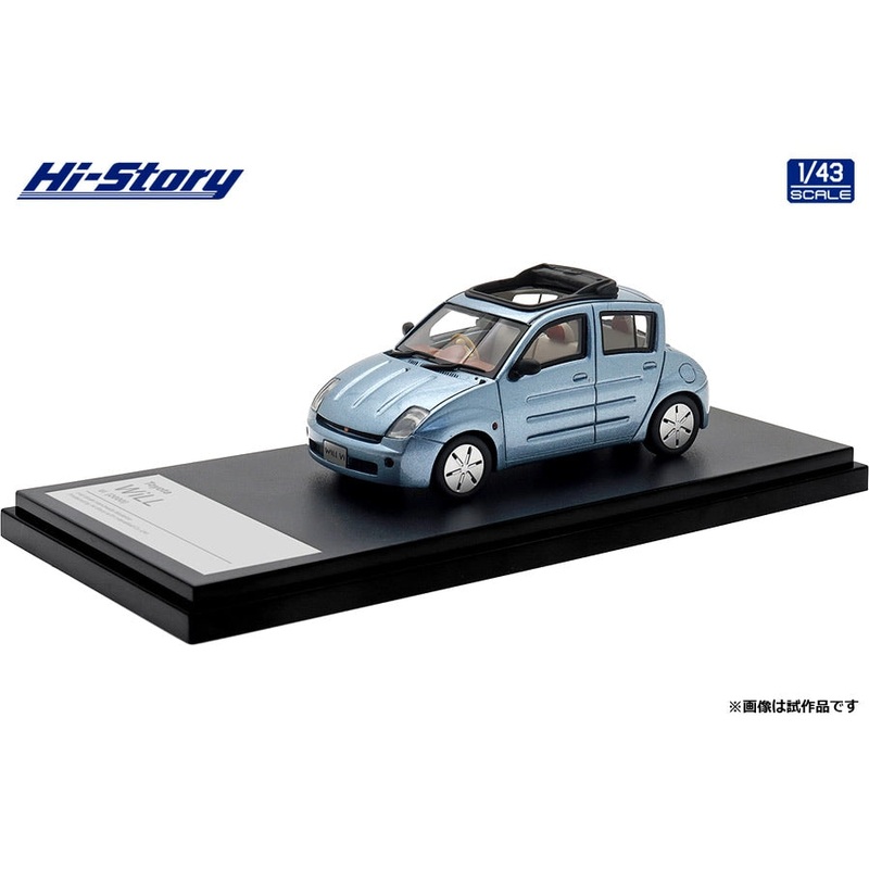 [ Back-order ] Hi-Story HS476BL 1:43 Toyota Will Vi 2000Light blue metallic Resin model car